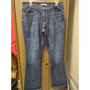 Levi's 515 Jeans Womens 12M Boot Cut Mid Rise Medium Wash Blue‎ Denim Pants